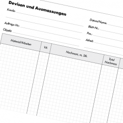 Formularbuch, Regierapport, Wochenrapport, Tagesrapport, Witzig Druck AG