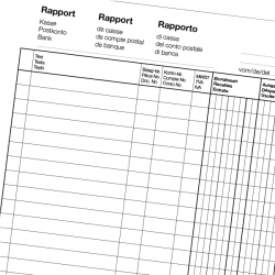 Formularbuch, Regierapport, Wochenrapport, Tagesrapport, Witzig Druck AG
