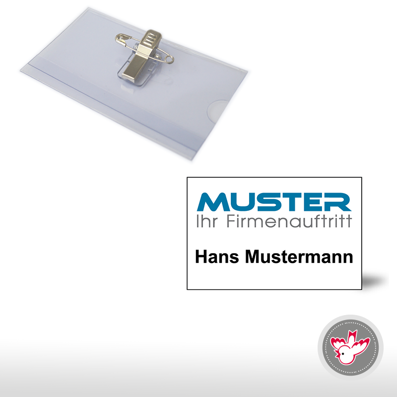 Namensschilder drucken, Witzig Druck AG