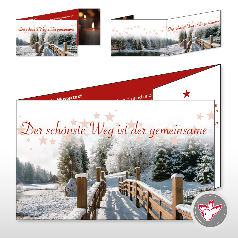 Weihnachtskarte, Witzig Druck AG