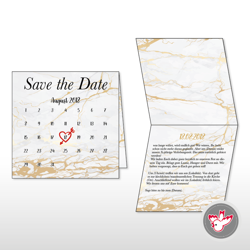 Karte Save the Date drucken, Witzig Druck AG Karte Save the Date drucken, Witzig Druck AG