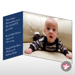 baby Junge Sterne Geburt boy star blue