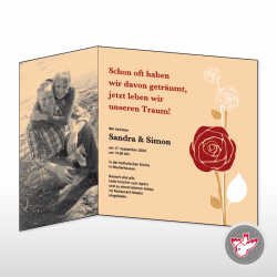 Liebe Paar Hochzeit Ja Rose love pair wedding marriage yes