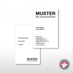 Visitenkarten drucken, Witzig Druck AG