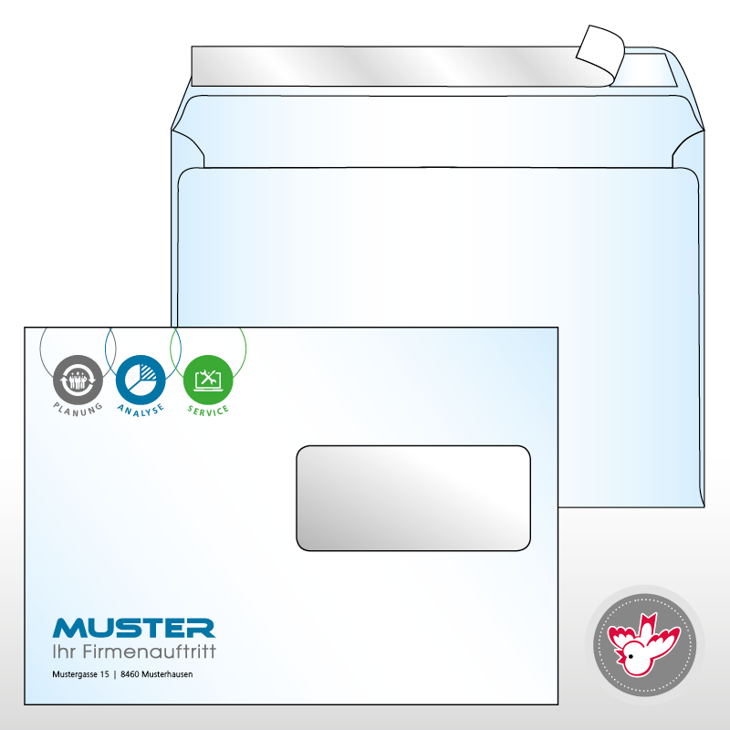 Kuvert drucken, Witzig Druck AG