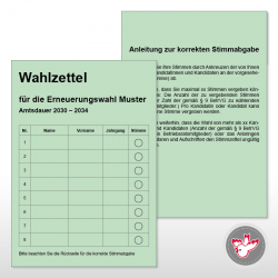 Stimmzettel drucken, Witzig Druck AG