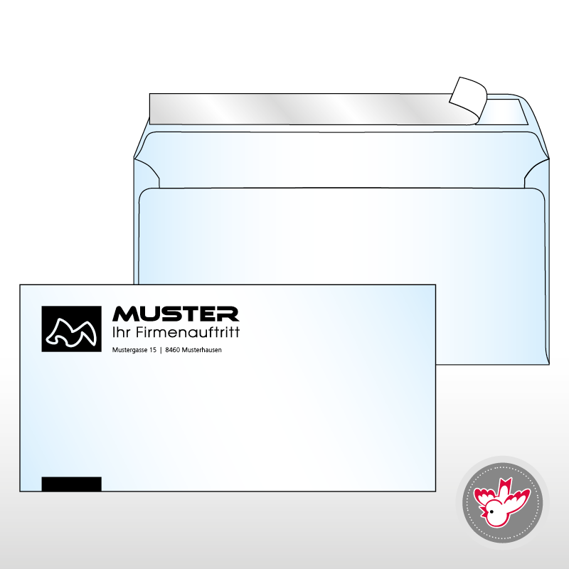 Kuvert C5/6 Standard 1/0-farbig, FSC