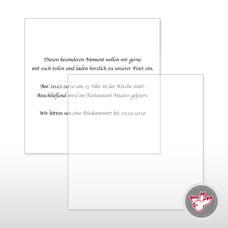 Einlageblatt drucken, Witzig Druck AG Einlageblatt drucken, Witzig Druck AG