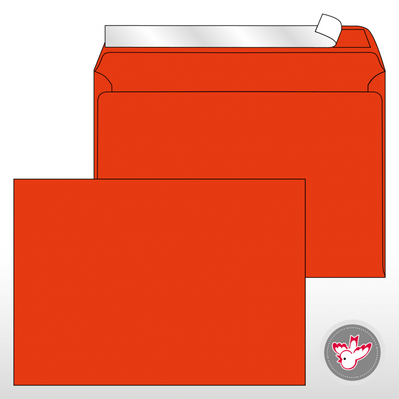 Kuverts rot, Witzig Druck AG