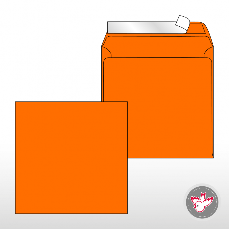 Kuvert orange, Witzig Druck AG