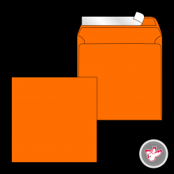 Kuvert FSC orange, Witzig Druck AG