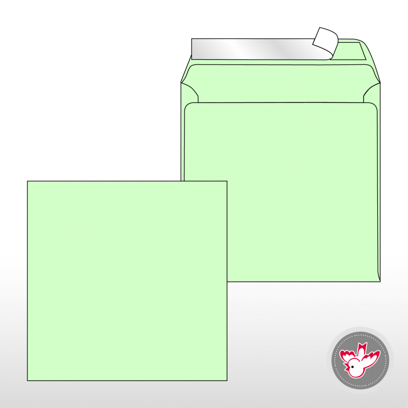 Kuvert grün, Witzig Druck AG