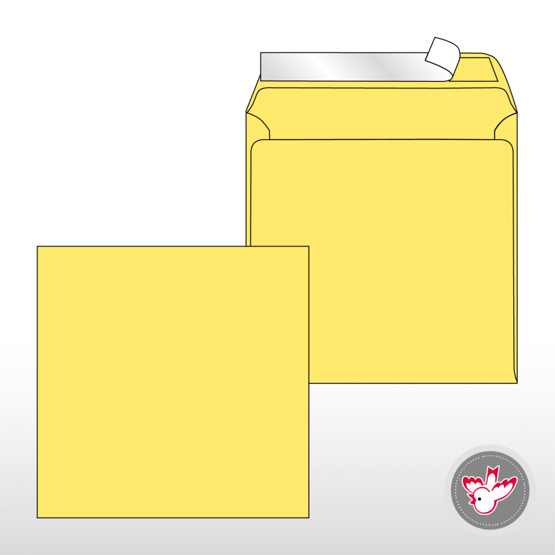 Kuvert gelb, Witzig Druck AG