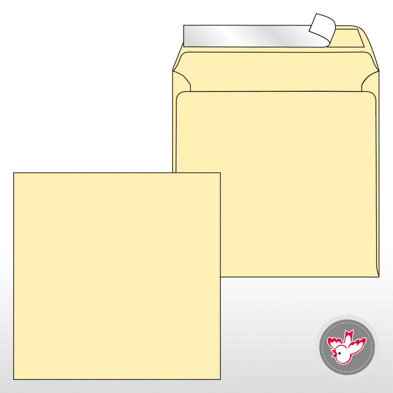 Kuvert gelb, Witzig Druck AG