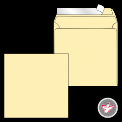 Kuvert gelb, Witzig Druck AG