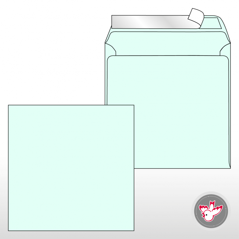 Kuvert grün, Witzig Druck AG