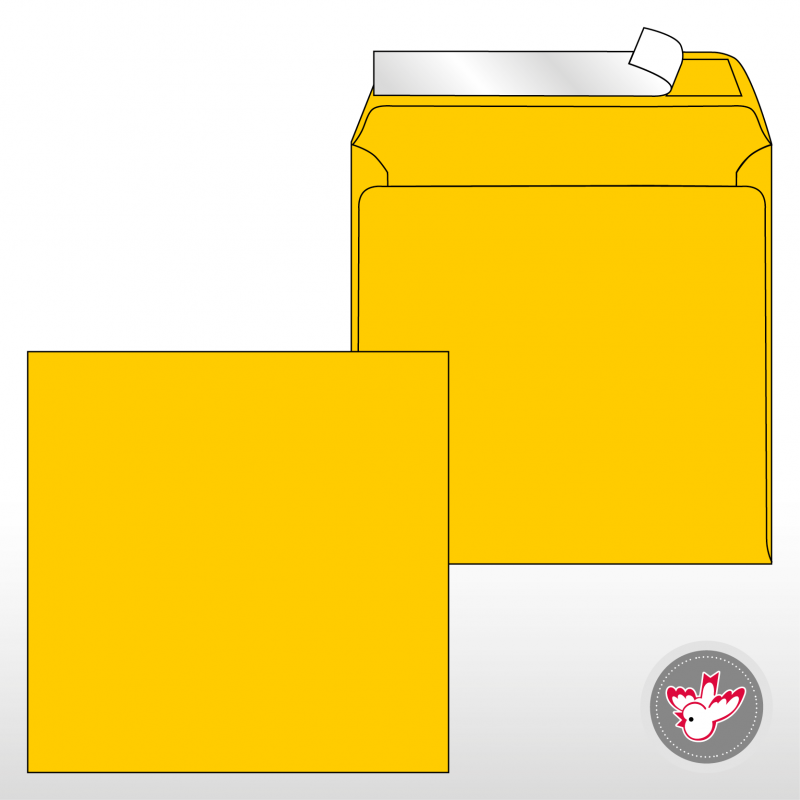 Kuvert gelb, Witzig Druck AG