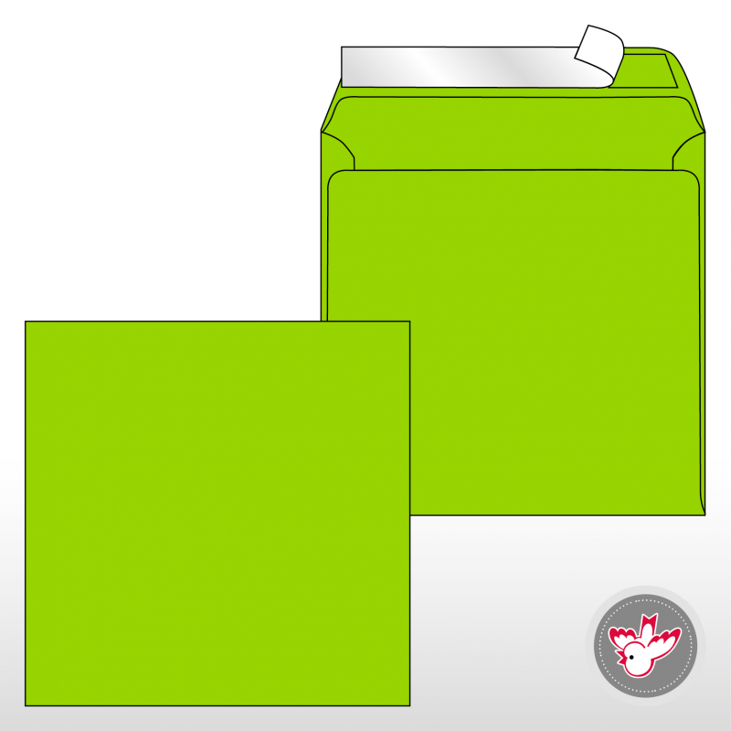 Kuvert grün, Witzig Druck AG