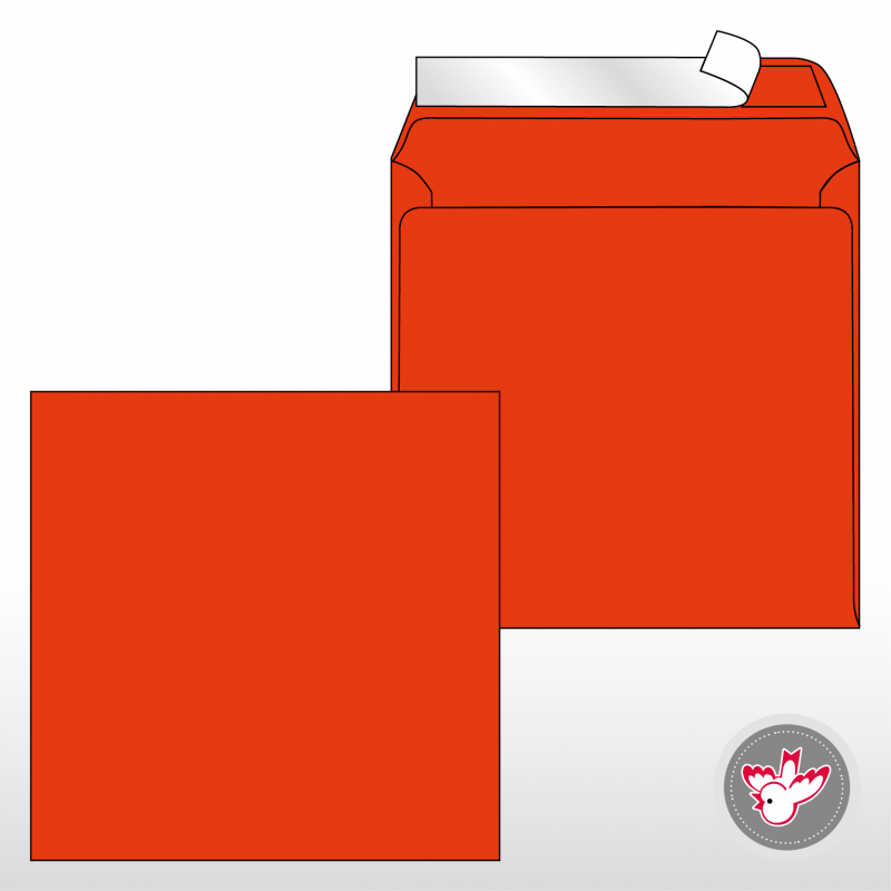 Kuvert rot, Witzig Druck AG