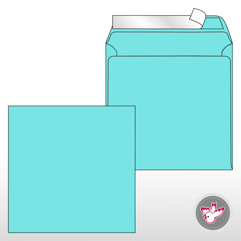 Kuvert blau, Witzig Druck AG