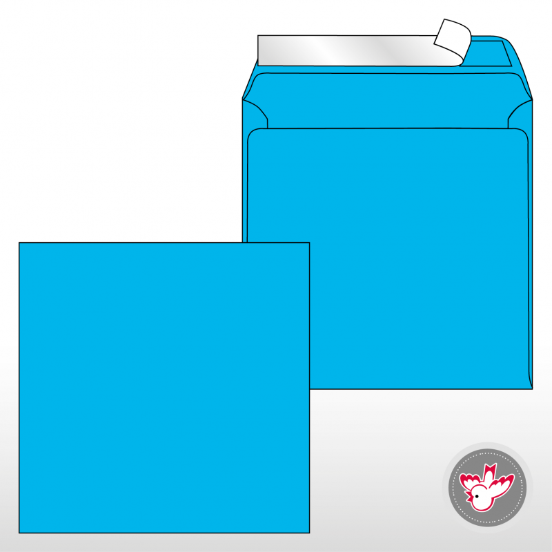 Kuvert blau, Witzig Druck AG