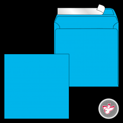 Kuvert blau, Witzig Druck AG