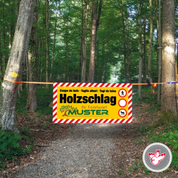 Werbeblache Holzschlag. Witzig Druck AG Werbeblache Holzschlag. Witzig Druck AG