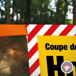 Werbeblache Holzschlag. Witzig Druck AG Werbeblache Holzschlag. Witzig Druck AG