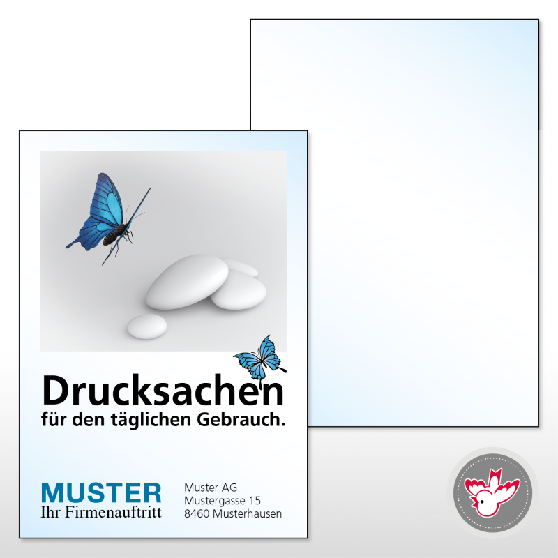 Flyer A4, 4/0 Standard 170 g/m², FSC