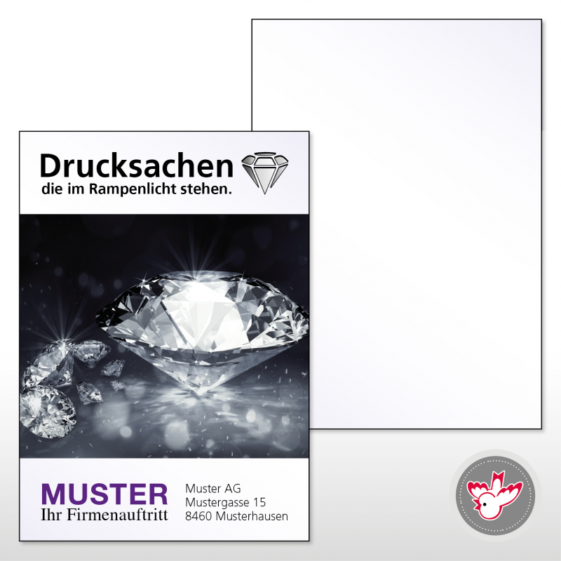 Flyer A4, 4/0 Diamant 170 g/m², FSC