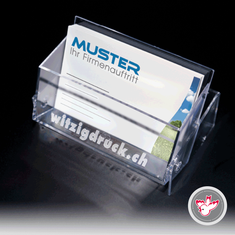 Visitenkartenbox, Schächteli. Plexiglas. Kunsstoff, cardbox,