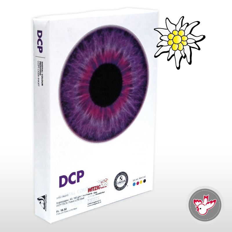 Kopierpapier DCP Supersilk, Witzig Druck AG Kopierpapier DCP Supersilk, Witzig Druck AG