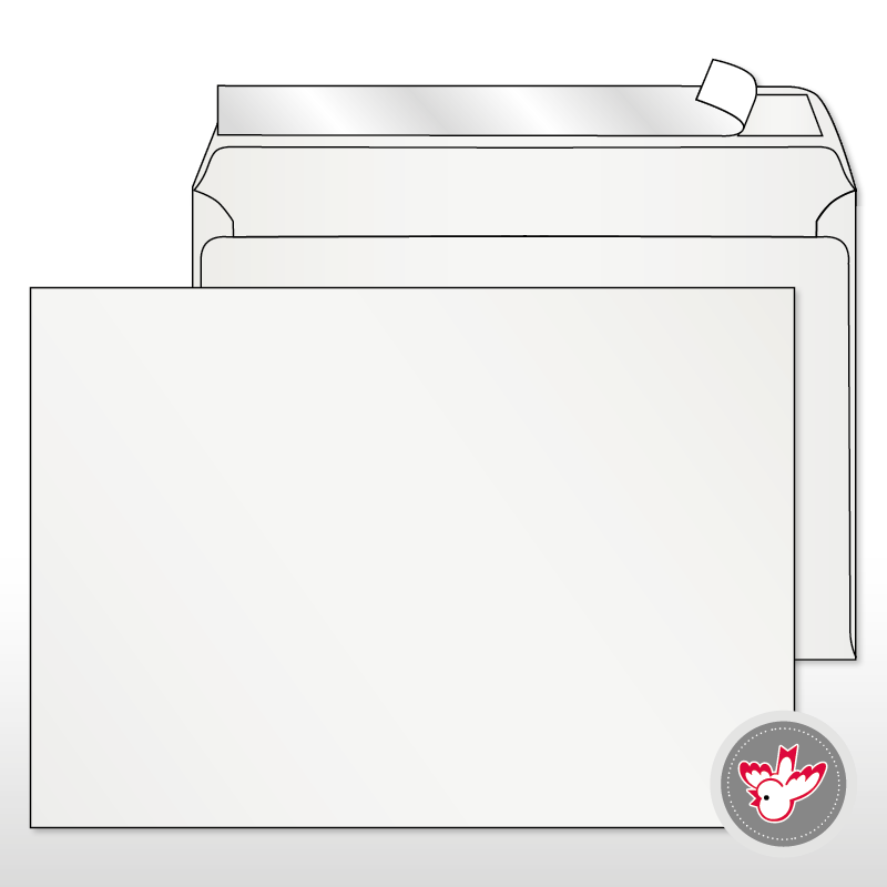 Kuvert C4 Recycling ohne Fenster, FSC