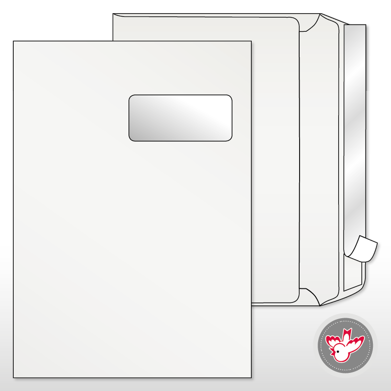 Kuvert Fenster rechts C4