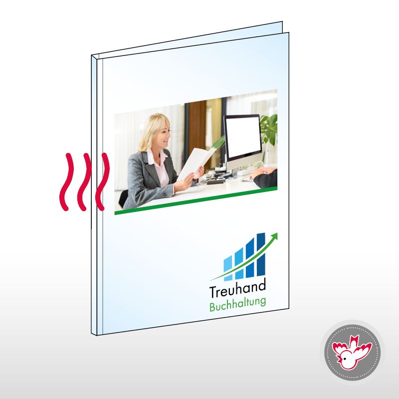 Thermobindemappen, Easi-bind, Heissleimung, Thermobinde-Mappen