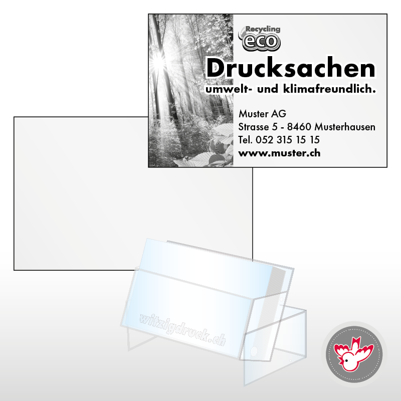 Visitenkarten drucken, Witzig Druck AG
