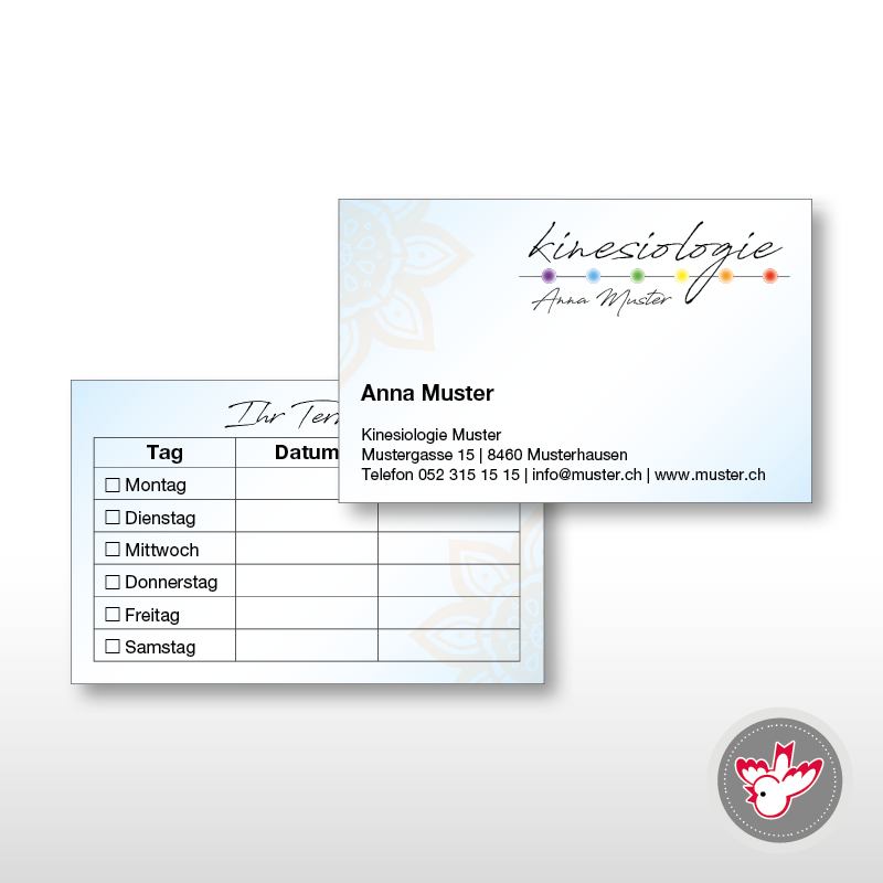 Terminkarten drucken, Witzig Druck AG