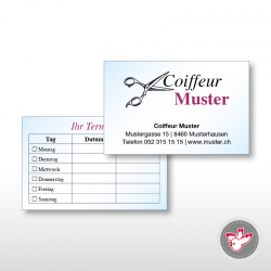 Terminkarten drucken, Witzig Druck AG