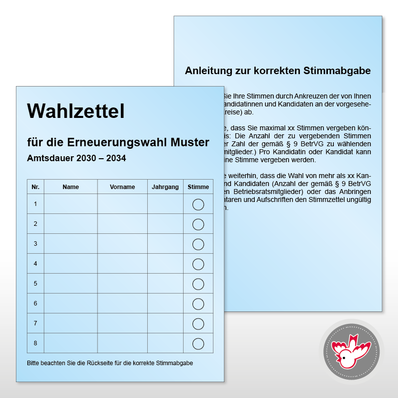 Stimmzettel drucken, Witzig Druck AG