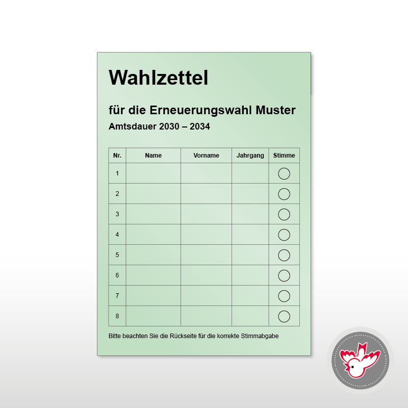 Stimmzettel drucken, Witzig Druck AG Stimmzettel drucken, Witzig Druck AG