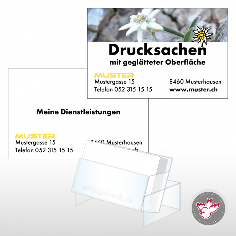 Visitenkarten drucken, Witzig Druck AG