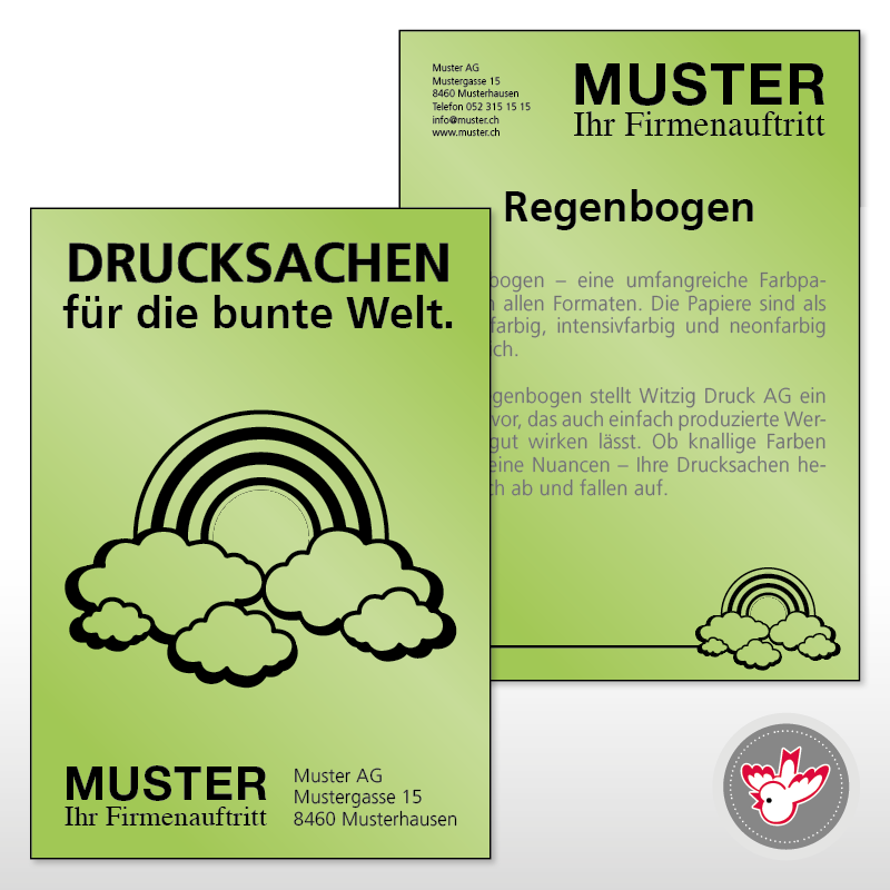 Flyer gestalten, Witzig Druck AG