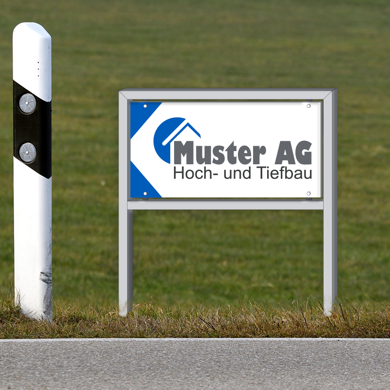 Baustellentafel drucken, Witzig Druck AG Baustellentafel drucken, Witzig Druck AG