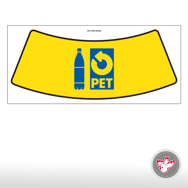 Konturkleber PET, rund