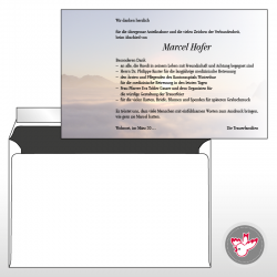 Danksagung Karte Druckerei, Witzig Druck AG