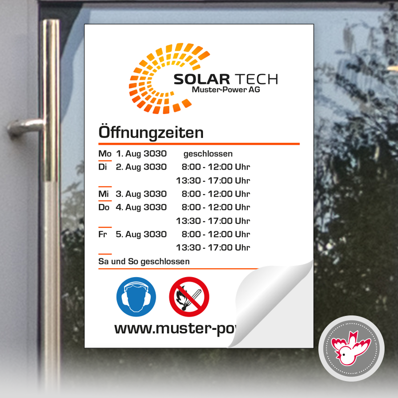 Kleber Folie drucken, Witzig Druck AG