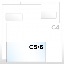 Kuvert C5/6 Standard 1/0-farbig, FSC