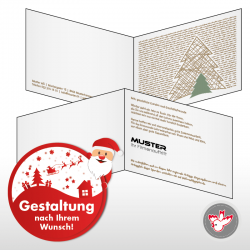 Weihnachtskarte drucken, Witzig Druck AG