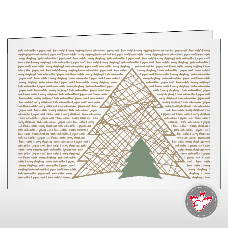 Weihnachtskarte drucken, Witzig Druck AG