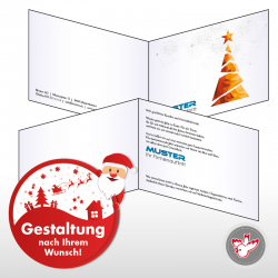 Weihnachtskarten Tannenbaum drucken, Witzig Druck AG
